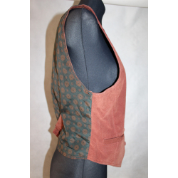 KAMIZELKA SKÓRA FRONT rozm. 34